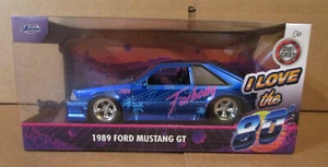 JADA/31379 1989 FORD MUSTANG GT I LOVE THE 80'S FREE SHIPPING - Picture 1 of 1