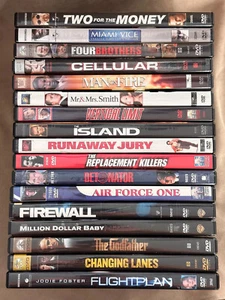 17 DVD Film Lot Wahlberg, Harrison Ford, Jamie Foxx, Al Pacino wie neu - Bild 1 von 3