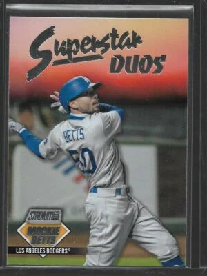 2021 Topps Stadium Club Superstar Duos Mookie Betts/Cody Bellinger #SD-2 Dodgers - Image 1 of 2