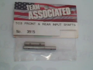 NEW Front & Rear Input shafts suit TC3 Team Associated Parts #3915 - Picture 1 of 1