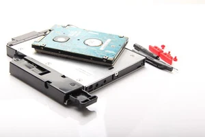 120G SATA HDD + 2nd HDD Caddy For Panasonic Toughbook CF-31 by CF-VDM311U DVD - Afbeelding 1 van 12