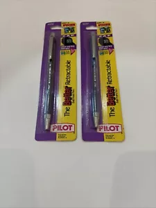 VTG The Better Retrable Ball Point Pen Two Pack New Fine Point Black And Blue - Picture 1 of 1