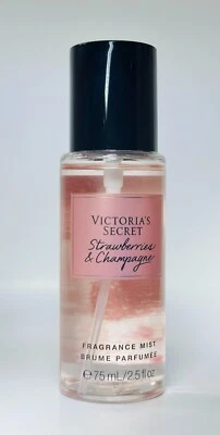 Fresas y Champagne Victoria’s Secret Mini niebla de viaje tamaño 2,5 fl. oz Foto 1 de 2