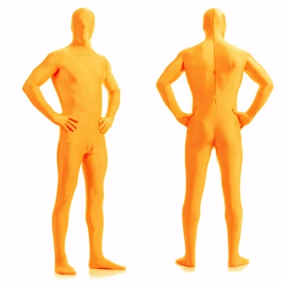 Traje DH Zentai Para Hombre Spandex Halloween Cuerpo Completo Disfraz Rosa Azul Negro  Foto 1 de 4
