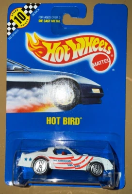 Tarjeta azul Mattel Hot Wheels Speed Fleet #37 HOT BIRD rara nueva Foto 1 de 2