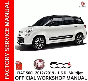 FIAT 500L 2012/2019 WORKSHOP MANUAL - REPAIR SERVICE - WIRING DIAGRAMS - ITA - Picture 1 of 6