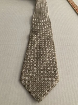 MARCO CELLINI 男式领带浅蓝色装饰 3.75 x 57。 100%真丝意大利 — 第 1/3 张图片