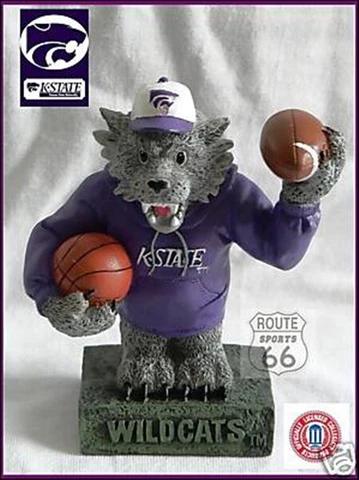 KANSAS STATE WILDCATS FOOTBALL BASKETBALL WILLIE MASCOT 5 INCH NEW GREAT GIFT Cover