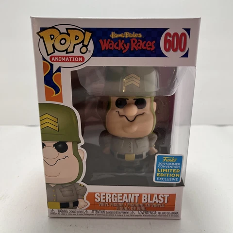 Hanna-Barbera Wacky Races Funko POP! Animation Sergeant Blast Vinyl Figure #600 Cover