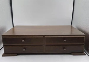 Vintage Oneida Craft Deluxe Electroplate Silverware Chest Box - Picture 1 of 11