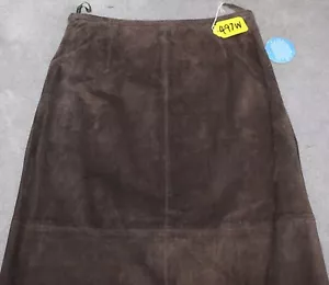 Gonna STYLE & CO. PETITE LEATHER GIRLS - Taglia 14P - L30 X L36. TAG N. 497W - Foto 1 di 5