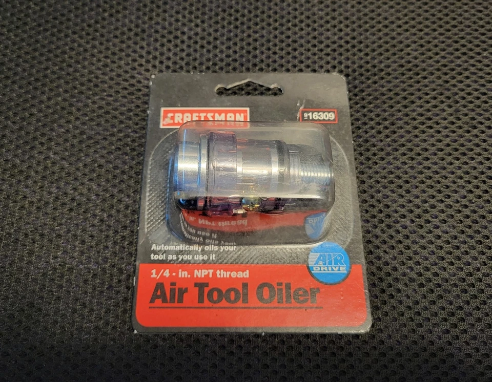 Nuevo engrasador para herramientas neumáticas Craftsman 9-16309, 1/4 pulg. Rosca NPT Foto 1 de 1