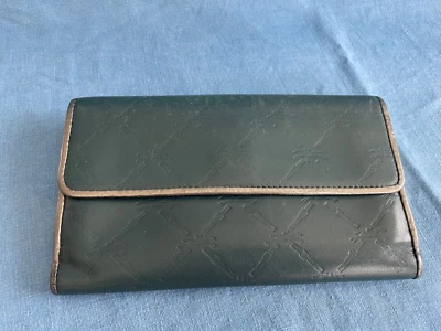 Cartera Longchamp LM Cuir Deluxe Jockey Cuero Repujado Doble Pliegue Cierre a Presión Foto 1 de 4