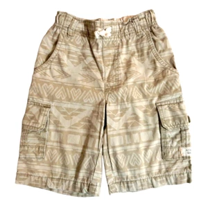 Pantalones Cortos de Carga Carter's Niños Talla 6 Tostados Cordón Elástico Cintura Bolsillos Largos - Imagen 1 de 3