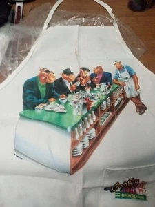 VINTAGE KAMEL ZIGARETTEN JOE'S DINER SCHÜRZE - Bild 1 von 3
