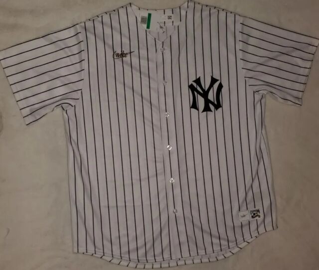 Nike x Futura x Be True New York YANKEES Baseball Sewn XL Jersey