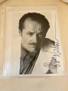 Jack Nicholson Signed 8x10 Headshot Photo With COA - Picture 1 of 2