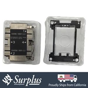 Neuer Supermicro LGA3647-0 1,5U passiver CPU Kühlkörper für Node Twin Series Server - Bild 1 von 4