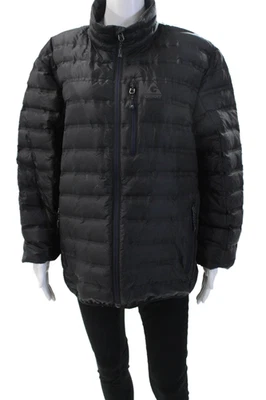 Gerry Mens Quilted Puffer Jacket Black 100% Nylon Zip High Neck Size L - Image 1 of 4