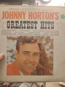 Johnny Horton's Greatest Hits Vinyl LP Record. 1 Record No Sleeve  - Picture 1 of 1