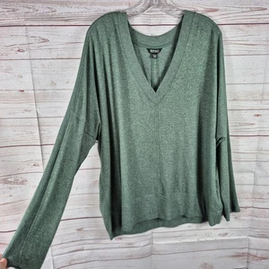 Buffalo David Bitton Damen Gr. XXL grün Pullover Lagenlook minimalistisch kuschelig bequem  - Bild 1 von 6