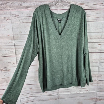 Suéter Buffalo David Bitton Mujer Talla XXL Verde Lagenlook Minimalista Acogedor Cómodo  Foto 1 de 4