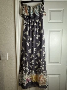 Vestido Meghann Los Angeles Fuera del Hombro Talla Mediana Floral Coqueto Romántico - Imagen 1 de 7