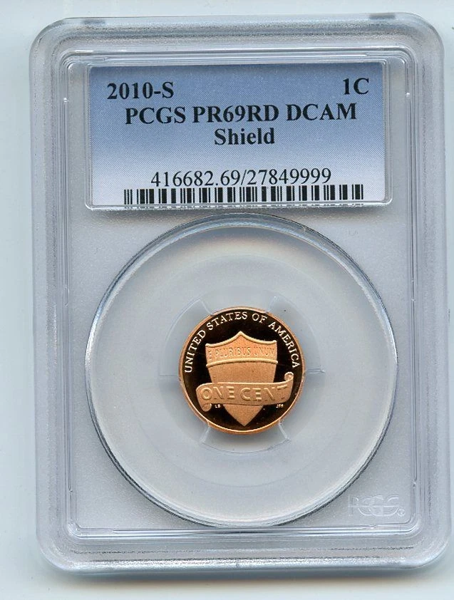 2010 S 1C Lincoln Cent PCGS PR69DCAM - Image 1 of 1