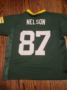 Jordy Nelson Green Bay Packers NFL Football Jersey Medium 5/6 Boys - Picture 1 of 6