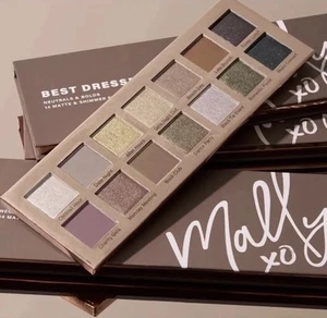 Mally Beauty Best Dressed Lids Neutrals + Bolds Mirrored Eyeshadow Palette NIB - Picture 1 of 2