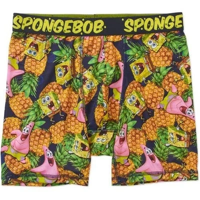 Bioworld Size XL 40 42 Boxer Briefs SpongeBob SquarePants Patrick Pineapple NEW - Image 1 of 4