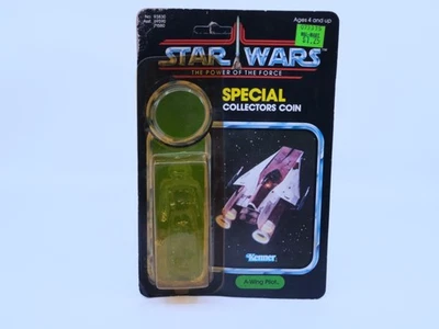 Tarjeta trasera Kenner Star Wars 1985 vintage 92 reverso POTF92 A-Wing Pilot ¡¡Bonito!! ¡¡Sin precio base!!! Foto 1 de 4