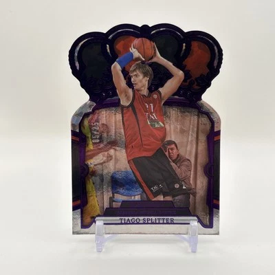 TIAGO SPLITTER 2023-24 PANINI CROWN ROYALE PURPLE PARALLEL /25 #90 - Image 1 of 2