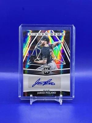 2022 Panini Elite Extra Edition Hidden Gems Autographs #HG-JP Jared Poland – Mia - Image 1 of 2