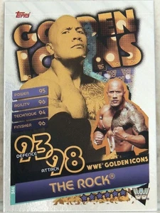 WWE THE ROCK GOLDEN ICONS TOPPS SLAM ATTAX 2020 RELOADED WRESTLING CARD 344 - Picture 1 of 2