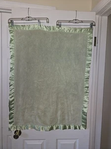 Koala Baby Light Green Plush Satin Trim LUXE Thick Blanket Security Lovey 30x38" - Picture 1 of 6