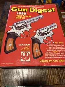 Worlds Greatest Gun Book Gun Digest 1989 43rd Annual Edition Book 1668-M - Imagen 1 de 6
