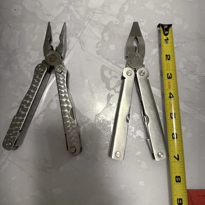 ALL METAL MULTITOOL POCKET KNIFE WITH PLIERS 2 Different - Image 1 of 4