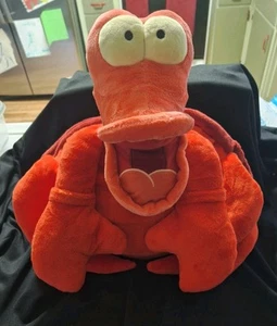 Disney Pillow Pets 22" Large Plush Sebastian From Little Mermaid Hermit Crab - Picture 1 of 4