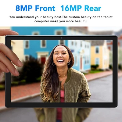 10.1 Inch Tablet FHD Display 8GB RAM 256GB ROM Octa Core CPU Dual Camera 4G L AU - Image 1 of 4