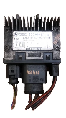 2000-2004 Audi A4 A6 Allroad Quattro Cooling Fan Control Module Unit 8D0959501D - Image 1 of 3