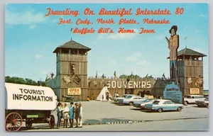 Fort Cody in North Platte Nebraska Buffalo Bills Heimatstadt Postkarte - Bild 1 von 2