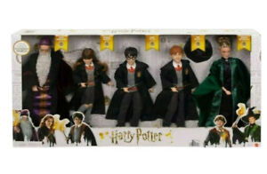 Mattel Harry Potter 5 Figures Doll Set Hermione/ Dumbledore/Ron/McGonagall NIB