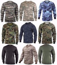Rothco Military Tactical Long Sleeve Camo T-Shirts (Sizes: Small-2XL)