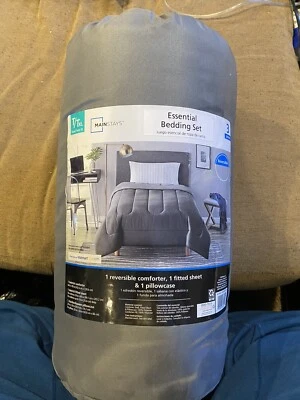 3件套T/Txl灰色法兰绒床上用品套装 — 第 1/4 张图片