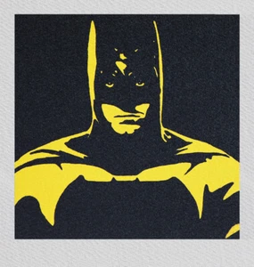 ORIGINAL PRINT - RUBENS FOGACCI - SERIGRAFIA RETOUCHE' - BATMAN - 12x12 CM - Foto 1 di 4