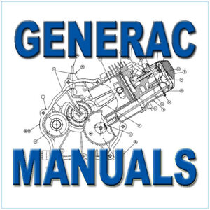 GENERAC RV Generator Motorhome NP IM Engine Repair Service Manuals -100- MANUALS