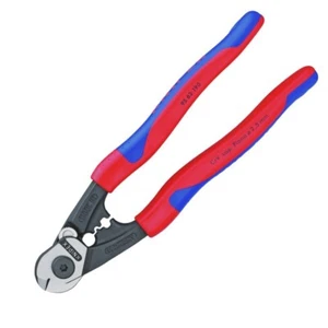 Knipex 7-1/2" Drahtseil Seilschneider hohe Hebelwirkung Komfortgriff 9562190 Bowden - Bild 1 von 3