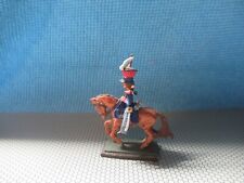 Vintage 1960's -70s 25mm Napoleonic War Lead Mounted Soldier Hand Painted #116