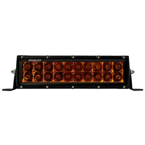 Rigid 110223 E-Series Amber PRO 10 inch LED Spot Light Bar Aluminum Universal - Picture 1 of 14